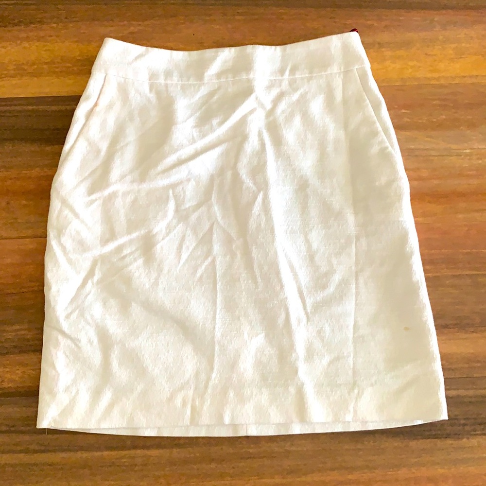 Hugo Boss White Mini Skirt